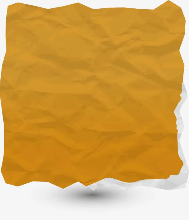 黄色纸底纹装饰免抠