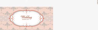 浪漫婚礼卡片免抠