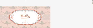 浪漫婚礼卡片免抠
