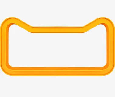 金黄色边框免抠