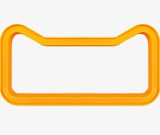 金黄色边框免抠