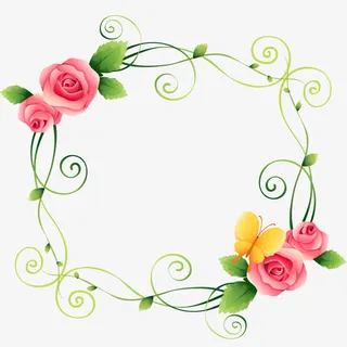 边框 唯美 花边 相框 线框免抠