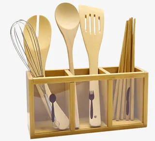 天然竹木家用多功能筷子筒免抠