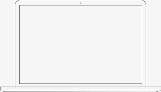 Mac电脑线条简约模型免抠 Mac电脑线条简约模型免抠