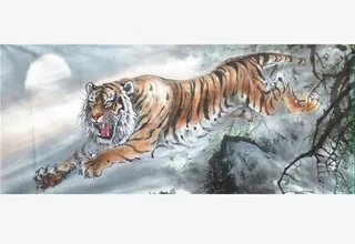 张嘴的大老虎免抠