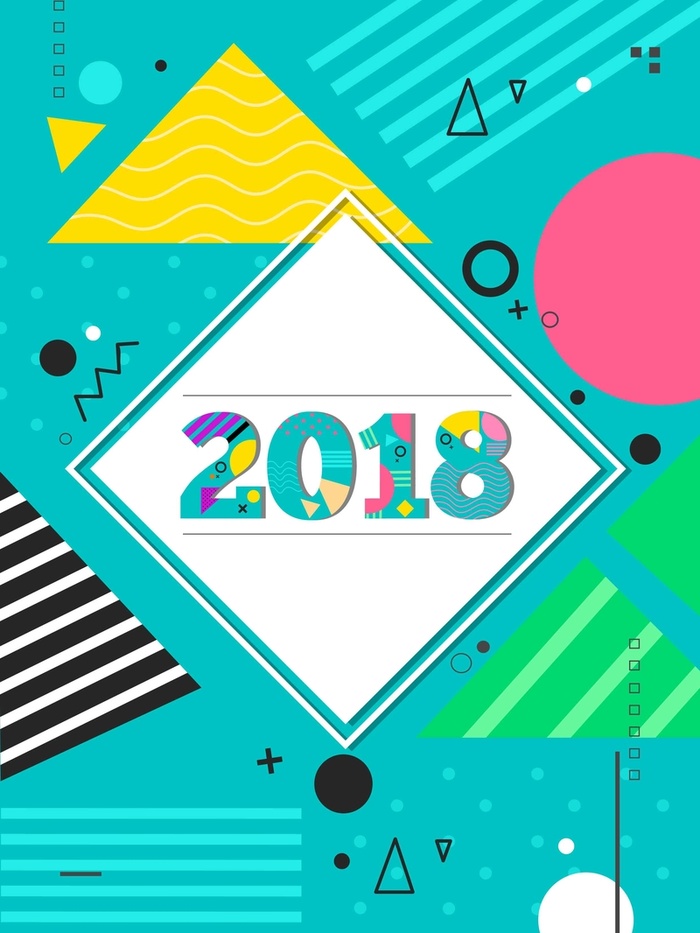 清新时尚波普新年Party高清