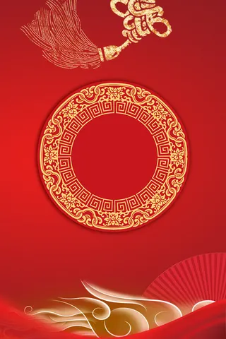 扁平化中国风新春设计海报高清