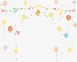 春天喜庆气球装饰免抠