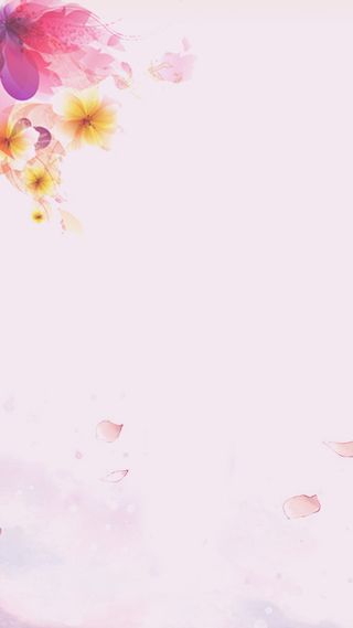 中国风粉色母亲节花朵H5分层背景高清