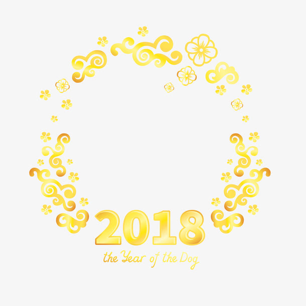 新年海报装饰边框免抠