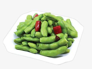 葱翠美味盐水毛豆免抠