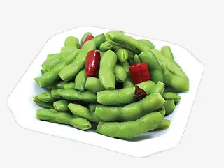 葱翠美味盐水毛豆免抠