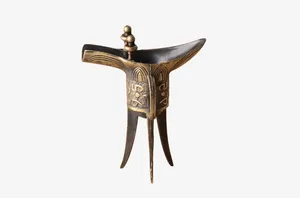 古代青铜器酒杯免抠