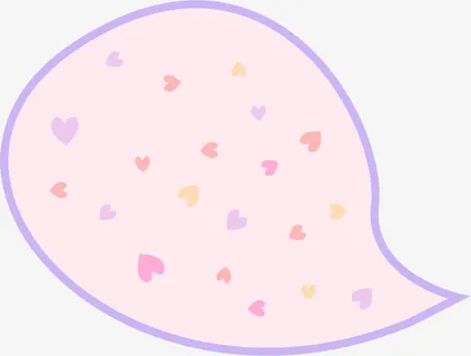 粉色爱心边框免抠