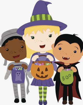 万圣节传统骗糖果免抠