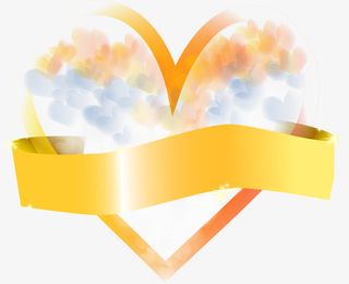 矢量手绘爱心免抠