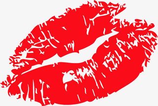 性感的唇印免抠