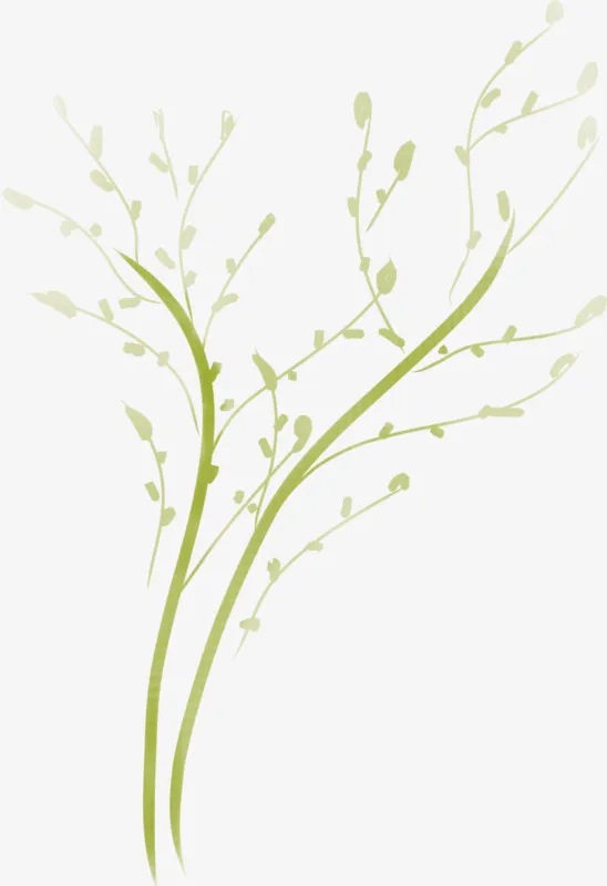 手绘树枝免抠