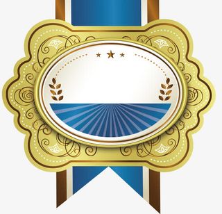 挂吊式荣誉勋章免抠