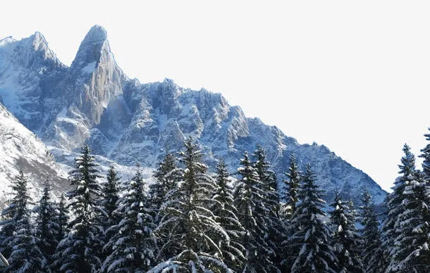 著名阿尔卑斯山风景图免抠