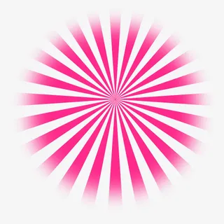 玫红色清新光束效果元素免抠