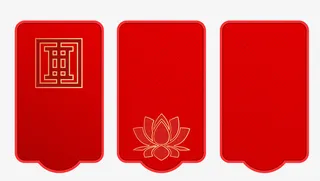 喜庆气氛春节元素吉祥平安阖家欢乐免抠