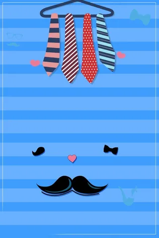 简约感恩父亲节促销海报高清