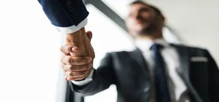 简约商务合作交流背景高清