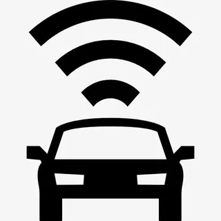 汽车正面信号连接图标免抠素材免抠