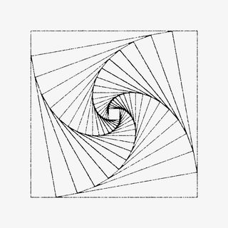 旋转抽象几何图形免抠