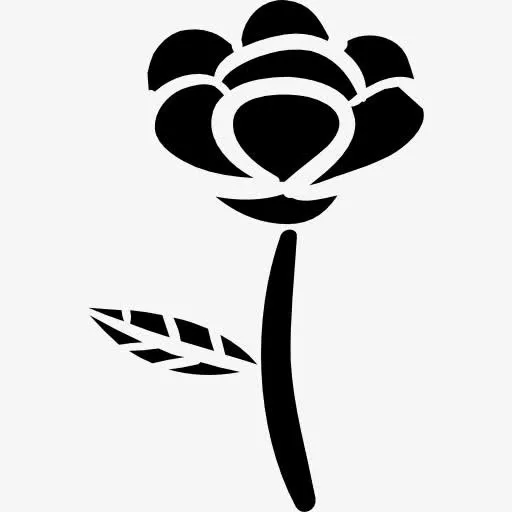 浪漫的花朵图标免抠