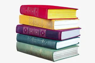 加厚新的带花纹的一叠书实物免抠