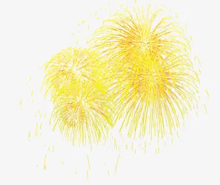 招聘海报烟花素材免抠