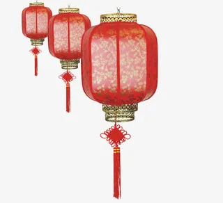 红灯笼矢量免抠