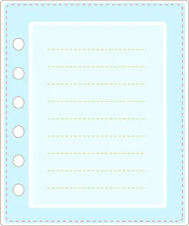 纸条书本纸张标签免抠