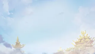 梦幻城堡蓝天白云免抠