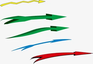 立体的多箭头免抠