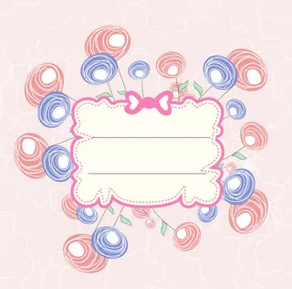 浪漫边框矢量图片免抠
