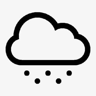 大雪的天气预报符号图标免抠