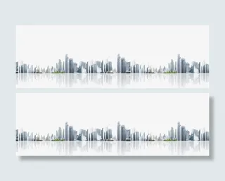 一排排高楼背景素材