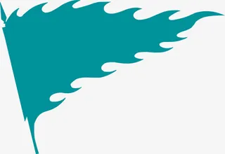 蓝色的旗帜免抠