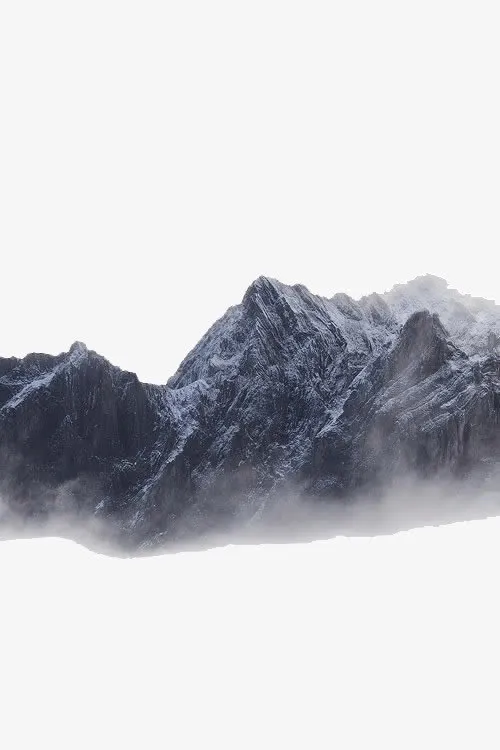 古风山峰图免抠