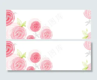 粉色花朵图案背景高清