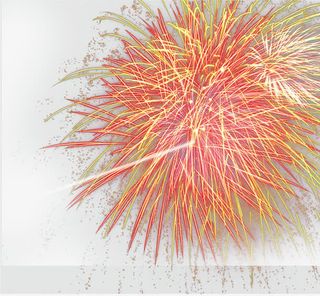 绽放的烟花免抠