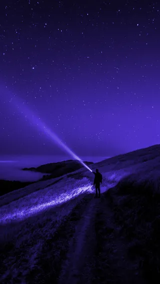 简约星空摄影H5背景素材高清