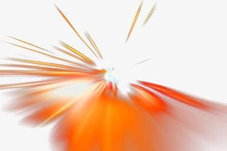 桔色速度光线免抠