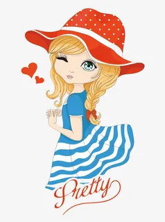 卡通手绘人物免抠