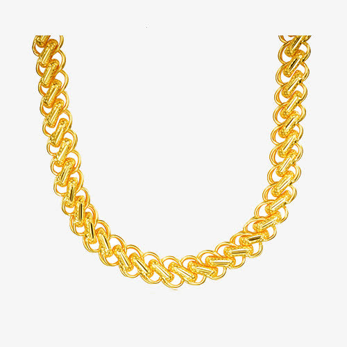 999经典霸气泰国龙头扣项链免抠