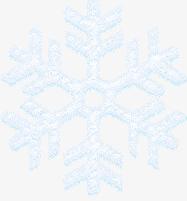 雪片雪花免抠