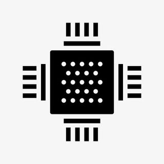 芯片电路IC集成电路微芯片微处免抠